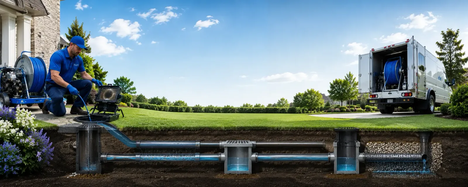 Outdoor drain cleaning information for Goldston, NC